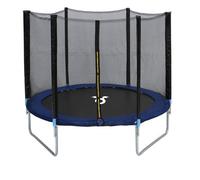 CHARLES BENTLEY Monster, Children's, 10ft Trampoline, with Safety Net Enclosure, Foam Padding, Galvanised Steel Frame, Sports, Gymnastics, Outdoor Play, Family, Kids, Enclosure Poles (305x305x220cm)