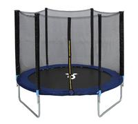 Charles Bentley Monster Children's Trampoline with Safety Net Enclosure in Black Charles Bentley Black