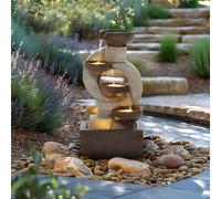 Charles Bentley Nile Cascading Water Feature - Mains Powered