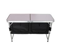 Charles Bentley Odyssey Camping Storage Table, Silver