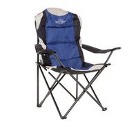 Odyssey Single Folding Camping Chair Blue & Grey Lightweight Charles Bentley Multi One Size