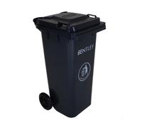 Charles Bentley Outdoor Household Waste Medium Rubbish 120 Litre Wheelie Bin