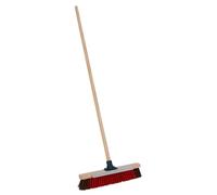 Charles Bentley Outdoor Utility Broom 4ft Wooden Handle, 134x40x6cm