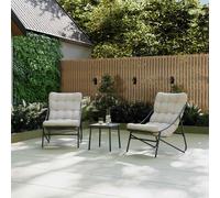 Charles Bentley Porto 2 Seater Bistro Set in Grey Charles Bentley Grey