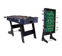 Charles Bentley Premium 4ft Football Table Folding Games Table Foosball Sports