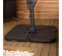 Charles Bentley Premium Concrete Parasol Base - 25Kg Per Segment - 2 Segments