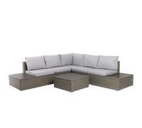 Charles Bentley Rattan & Polywood Corner Lounge Set