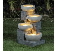 Charles Bentley Rhine Cascading Water Feature - Mains Powered