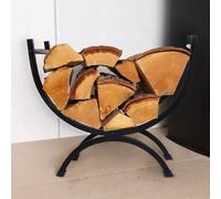 Rosewood Small Log Holder, Black