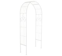 Charles Bentley Rustic Metal Arch Antique White