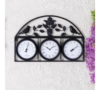 Charles Bentley Rutland Outdoor Triple Faced Wall Clock 66cm