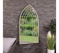 Charles Bentley Lisbon Arch Sand Effect Weather Resistant Mirror - Cream, Cream