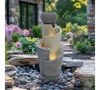Charles Bentley Seine Cascading Water Feature - Mains Powered