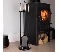 Charles Bentley Sycamore Fireside Companion Set, Black