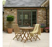Charles Bentley Teak Folding Chairs - Set Of 2