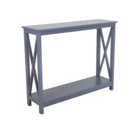 Charles Bentley Tetbury Country Style Wooden Hallway Side Console Table Grey Charles Bentley Grey