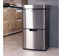 Charles Bentley Triple Compartment 62L Sensor Bin