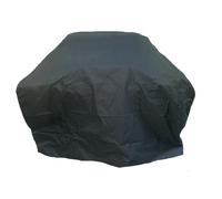 Charles Bentley Universal Gas & Charcoal Waterproof BBQ Canvas Cover - Medium 3-5 Burner Dome, 71-116x122x71 cm, Velcro - BBQ.COVER/2