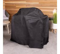 Charles Bentley Universal Gas & Charcoal Waterproof BBQ Canvas Cover - Medium 3-5 Burner Dome, 71-116x122x71 cm, Velcro - BBQ.COVER/2