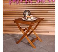 Charles Bentley Wooden Square Foldable Table FSC Certified