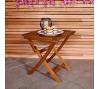 Charles Bentley Wooden Square Foldable Table FSC Certified