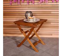 Charles Bentley Wooden Square Foldable Table FSC Certified