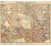 Charles Booth’s London Poverty Map - North-West Sheet - 1889 - Large Art