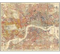 Charles Booth's Poverty Map of London - 97 x 120 cm