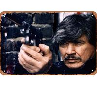 charles Bronson Death Wish 1974 Movie Poster Retro Metal Sign Funny Distressed Sign Retro Look Home Cave,Bar,Club,Kitchen Wall Decoration Metal Tin Sign 12 X 8 INCH