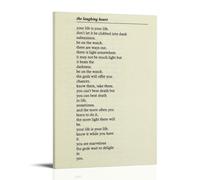 Charles Bukowski Poem Print The Laughing Heart Poster Decorative Painting Canvas Wall Art Living Room Poster Bedroom Painting, Wall Art Picture Print Modern Family Room Decor 08 x 12 inches (20 x 30