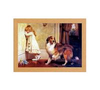 Charles Burton Barber "special Pleader" Victorian Print In Glass Fronted 10" X 13.5" Frame
