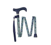 Charles Buyers Handbag Sized Folding Walking Stick - Peacock