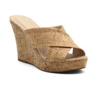 Charles by Charles David Women's Latrice Wedge Sandal, Natural, 8, Natural, 5 UK