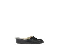 Charles Clinkard Women's 'Martha' Leather & Suede Slipper in Black | Size: 5 Charles Clinkard Black 5