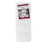 Charles Craft Aberdeen Velour Hand Towel 14 Count 16.5"X27"-White VT6701-6750