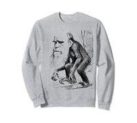 Charles Darwin Ape Monkey evolution science Biology Atheist Sweatshirt