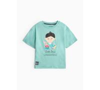 Charles Darwin Blue Character Print T-Shirt 4-5 years