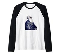 Charles Darwin by Julia Margaret Cameron (1868) Raglan Baseball Tee
