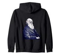 Charles Darwin by Julia Margaret Cameron (1868) Zip Hoodie
