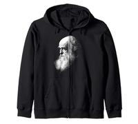 Charles Darwin Evolution atheist biology teacher Zip Hoodie