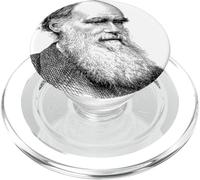 Charles Darwin Evolution PopSockets PopGrip for MagSafe