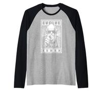 Charles Darwin Evolution Propaganda Evolve Human Science Raglan Baseball Tee