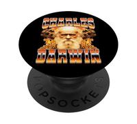 Charles Darwin Evolution Theory 90s Bootleg Style PopSockets Adhesive PopGrip