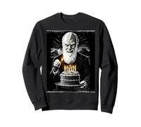 Charles Darwin Evolution Theory Birthday Cake Bday Party Sweatshirt