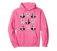 Charles Darwin Evolution Theory Girl Pink Coquette Bow Pullover Hoodie