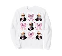 Charles Darwin Evolution Theory Girl Pink Coquette Bow Sweatshirt