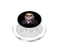 Charles Darwin Evolution Theory Granny Square Crochet Yarn PopSockets PopGrip for MagSafe