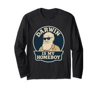 Charles Darwin Gift Natural Selection Science Quote Long Sleeve T-Shirt