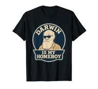 Charles Darwin Gift Natural Selection Science Quote T-Shirt