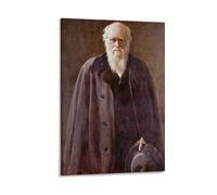 Charles Darwin-John Collier Canvas Wall Art Poster Decorative Modern Home Print Picture Artworks Posters 08x12inch(20x30cm)